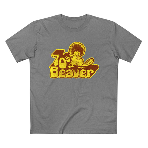 70's Beaver - Men’s T-Shirt