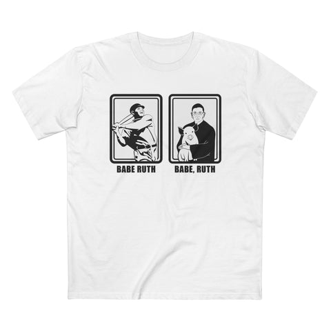 Babe Ruth Babe Ruth (Ruth Bader Ginsberg) - Men’s T-Shirt