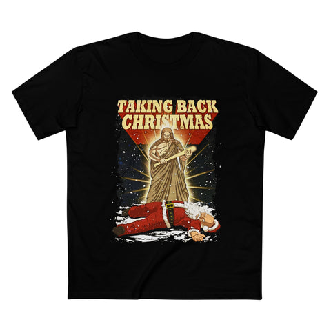 Taking Back Christmas (Jesus vs Santa) - Men’s T-Shirt