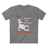 Rudolph Is An Alcoholic - Stop Enabling - Men’s T-Shirt