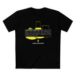 When Life Hands You: High Fructose Corn Syrup Citric Acid... Make Lemonade - Men’s T-Shirt