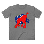 Democratic Donkey (Head Up Its Ass) - Men’s T-Shirt