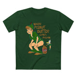 Where Peanut Butter Comes From - Men’s T-Shirt