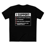 I Support A Climate's Right To Choose - Men’s T-Shirt