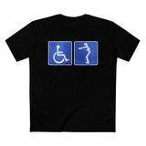 Haha Handicapped - Men’s T-Shirt