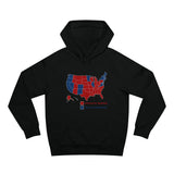 Complete Morons (Red States) - Idiotic Crybabies (Blue States) 2016 - Hoodie