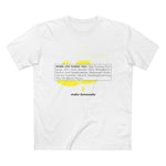 When Life Hands You: High Fructose Corn Syrup Citric Acid... Make Lemonade - Men’s T-Shirt