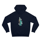 Trump Biden Statue Of Liberty - Menage A Trois - Hoodie