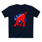 Democratic Donkey (Head Up Its Ass) - Men’s T-Shirt