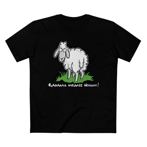 Baaaaaa Means Nooooo - Men’s T-Shirt