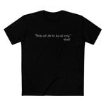 Bitches Ain't Shit But Hoes And Tricks - Gandhi - Men’s T-Shirt