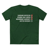Bieber Checklist - Men’s T-Shirt