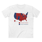 Complete Morons (Red States) - Idiotic Crybabies (Blue States) 2016 - Men’s T-Shirt