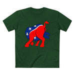 Democratic Donkey (Head Up Its Ass) - Men’s T-Shirt